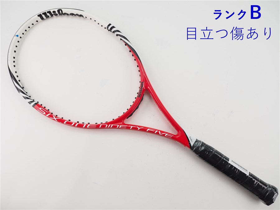 Wilson〔K〕SIX.ONE 95（グリップサイズ2、グリップテープ付き） 中古】ウィルソン K シックス ワン 95【一部グロメット割れ有り