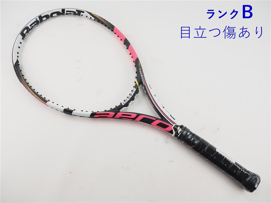 【中古】バボラ アエロ 点火装置 さくら色 2015年ひな形BABOLAT AERO PRO LITE PINK 2015(G2)【中古 庭球櫂】