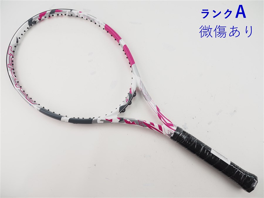 【中古】バボラ エボ アエロ 点火装置 サクラ色 2022年青写真BABOLAT EVO AERO LITE PINK 2022(G2)【中古 庭球櫂】