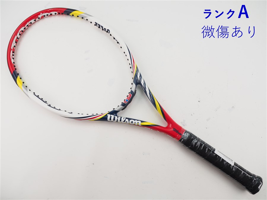 【中古】ウィルソン スティーム 労働者階級 95 2012年青写真WILSON STEAM PRO 95 2012(G2)【中古 庭球櫂】