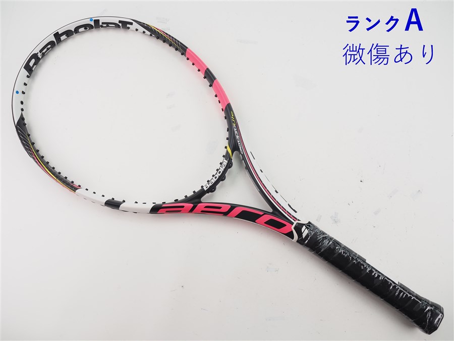 【中古】バボラ アエロ 点火装置 サクラ色 2015年青写真BABOLAT AERO PRO LITE PINK 2015(G1)【中古 庭球櫂】