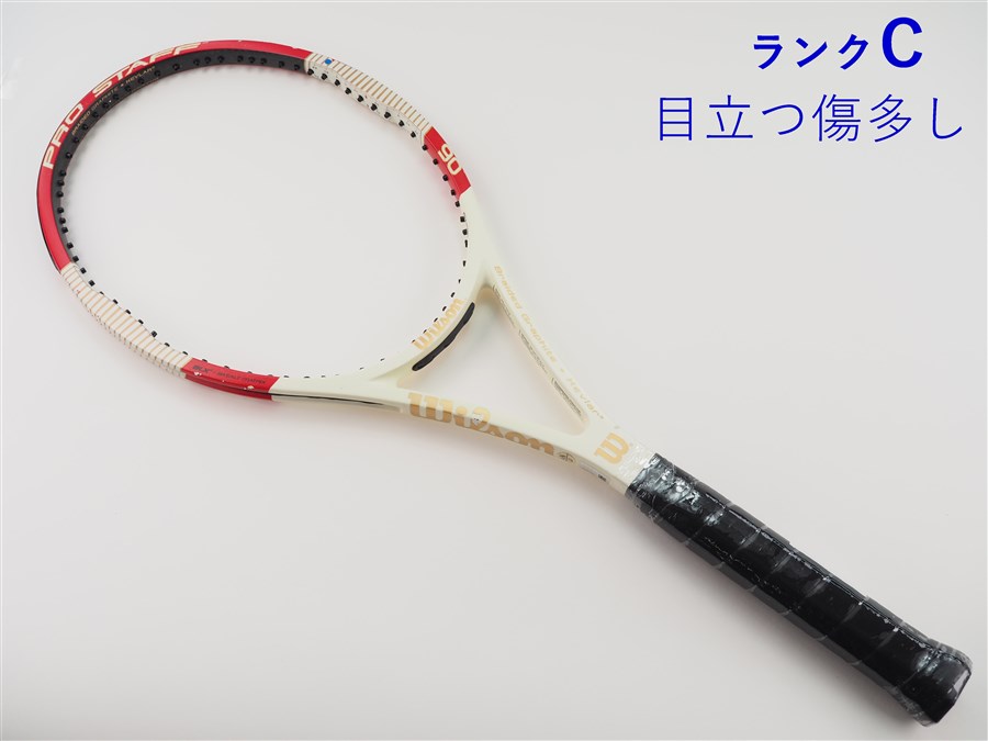 【中古】ウィルソン 労働者階級 原材料 90 2014年ひな型WILSON PRO STAFF 90 2014(L3)【中古 庭球櫂】