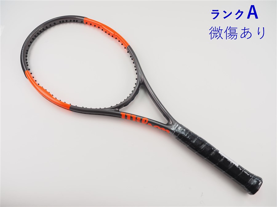 【中古】ウィルソン バーン 95 カウンタ頭を覆う物 2017年青写真WILSON BURN 95 CV 2017(G2)【中古 庭球櫂】