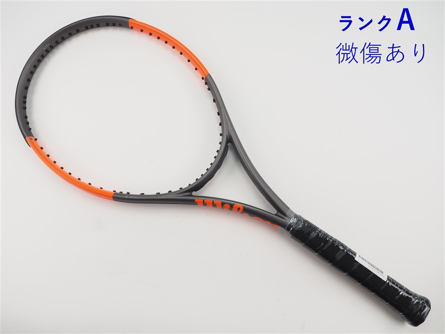 【中古】ウィルソン バーン 100エス カウンタ頭を覆う物 2017年青写真WILSON BURN 100S CV 2017(G1)【中古 庭球櫂】
