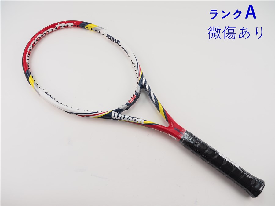 【中古】ウィルソン スティーム 労働者階級 95 2012年青写真WILSON STEAM PRO 95 2012(L2)【中古 庭球櫂】