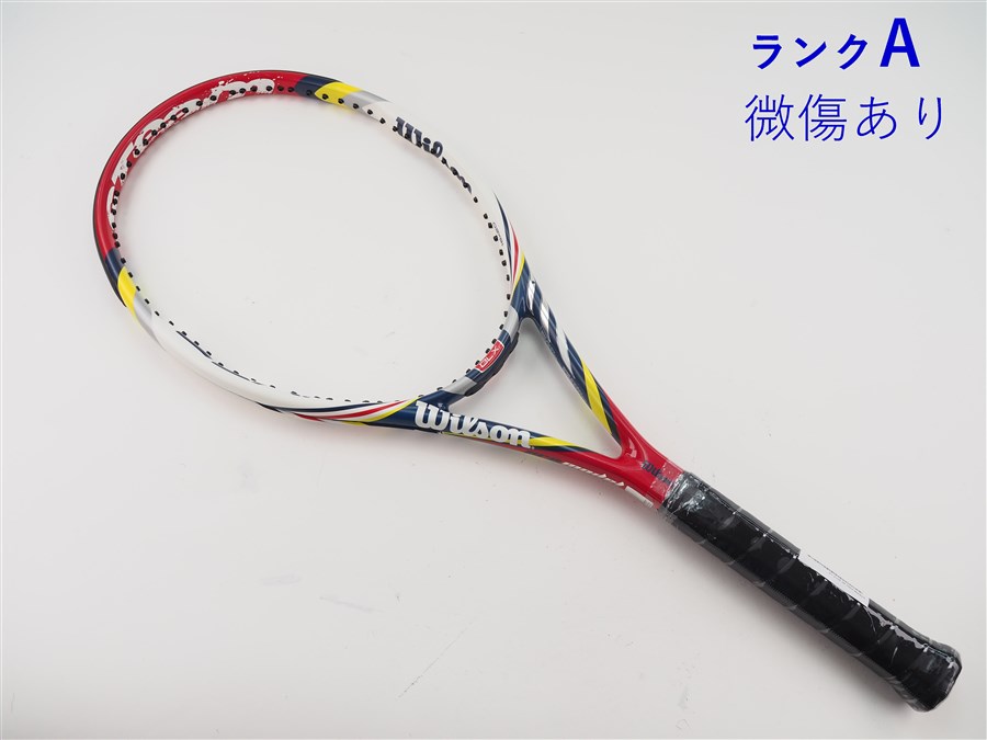 【中古】ウィルソン スティーム 労働者階級 95 2012年青写真WILSON STEAM PRO 95 2012(L2)【中古 庭球櫂】