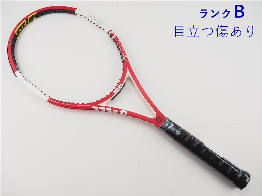 【中古】ウィルソン エヌ シックス一 周遊旅行 90 US 2005年ひな形【輸入物】【とっ始めバンパー欠けら有り】WILSON n SIX-ONE TOUR 90 US 2005(G2)【中古 庭球櫂】