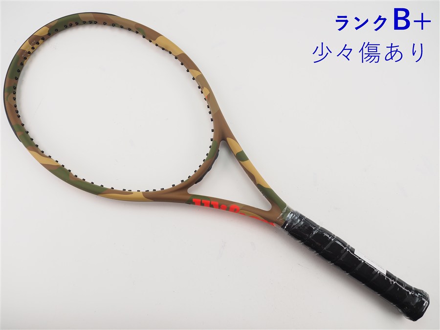 【中古】ウィルソン バーン 95 カウンタ頭を覆う物 化けの皮 2018年青写真WILSON BURN 95 CV CAMO 2018(G2)【中古 庭球櫂】