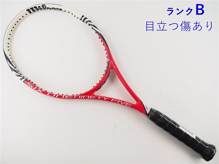 【中古】ウィルソン シックス一 95 US 2012年ひな形WILSON SIX.ONE 95 US 2012(L3)【中古 庭球櫂】