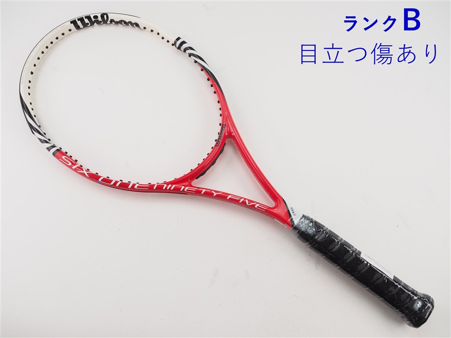 【中古】ウィルソン シックス一 95 US 2012年ひな形WILSON SIX.ONE 95 US 2012(L3)【中古 庭球櫂】