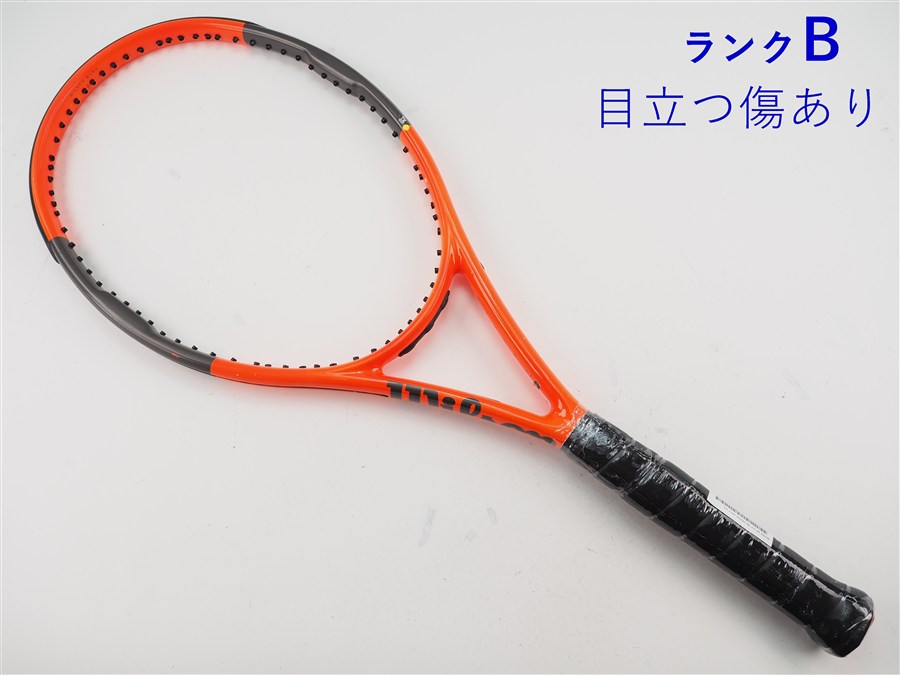 【中古】ウィルソン バーン 95 カウンタ頭を覆う物 逆さま 2017年模範例WILSON BURN 95 CV REVERSE 2017(G3)【中古 庭球櫂】