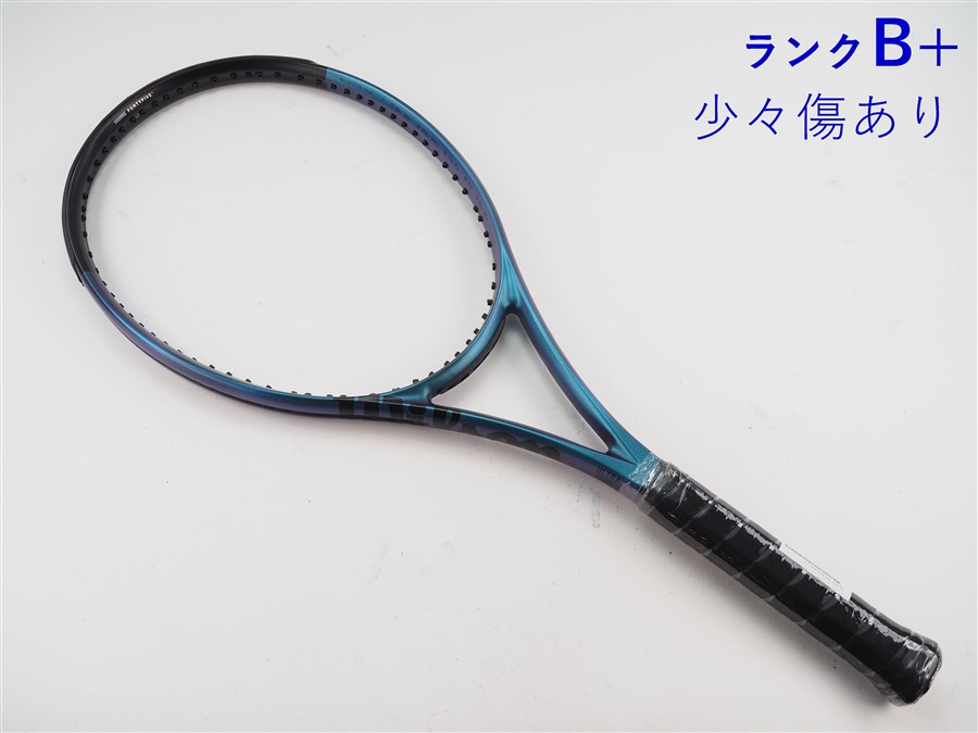 【中古】ウィルソン ウルトラ 100 変わり種4.0 2022年青写真WILSON ULTRA 100 V4.0 2022(G2)【中古 庭球櫂】