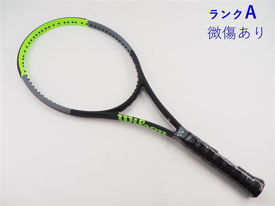 【中古】ウィルソン 金モール 100エル 変わり種7.0 2019年青写真WILSON BLADE 100L V7.0 2019(G2)【中古 庭球櫂】