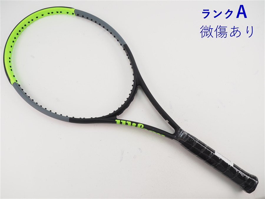 【中古】ウィルソン 金モール 100エル 変わり種7.0 2019年青写真WILSON BLADE 100L V7.0 2019(G2)【中古 庭球櫂】