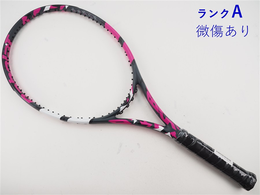 【中古】バボラ ブースト アエロ サクラ色 2023年青写真【輸入物】BABOLAT BOOST AERO PINK 2023(G2)【中古 庭球櫂】