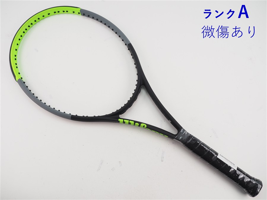 【中古】ウィルソン 金モール 100エル 変わり種7.0 2019年青写真WILSON BLADE 100L V7.0 2019(G1)【中古 庭球櫂】