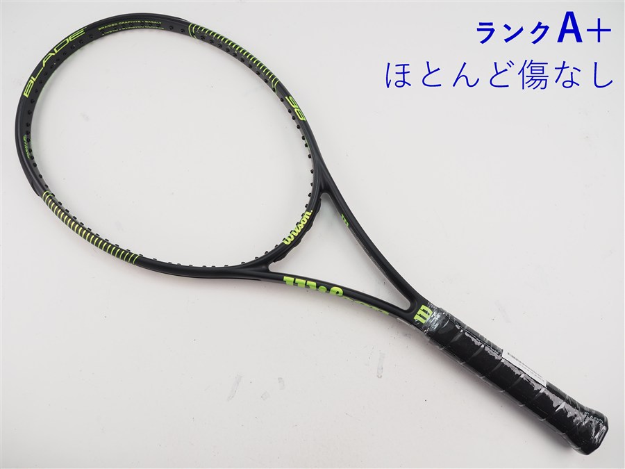 【中古】ウィルソン 金モール 98 18×20 2015年青写真【輸入物】WILSON BLADE 98 18×20 2015(G2)【中古 庭球櫂】