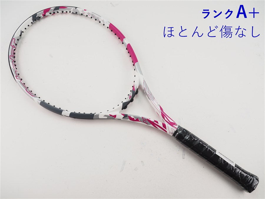 【中古】バボラ エボ アエロ サクラ色 2022年青写真BABOLAT EVO AERO PINK 2022(G2)【中古 庭球櫂】