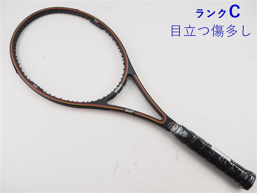 【中古】ウィルソン 原材料 85【構成成分はと目欠けら有り】WILSON Staff 85(G3好いかげんに)【中古 庭球櫂】