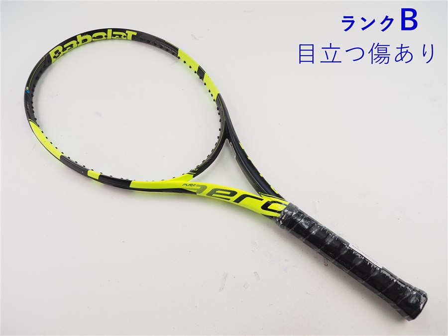 【中古】バボラ 純然たる アエロ 2015年青写真BABOLAT PURE AERO 2015(G1)【中古 庭球櫂】