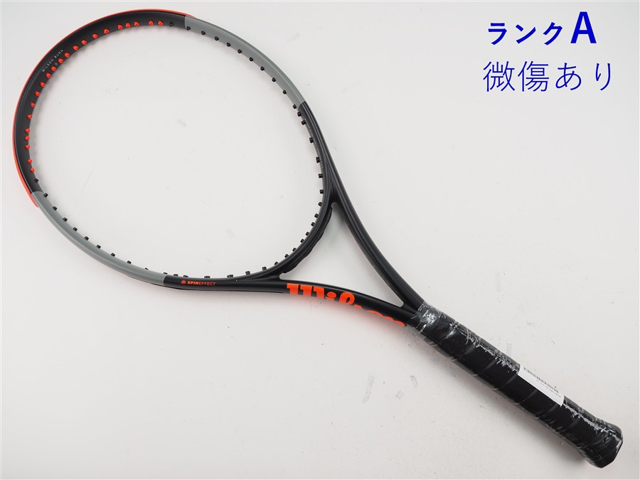 【中古】ウィルソン バーン 100エス 変わり種4.0 2021年青写真WILSON BURN 100S V4.0 2021(G2)【中古 庭球櫂】