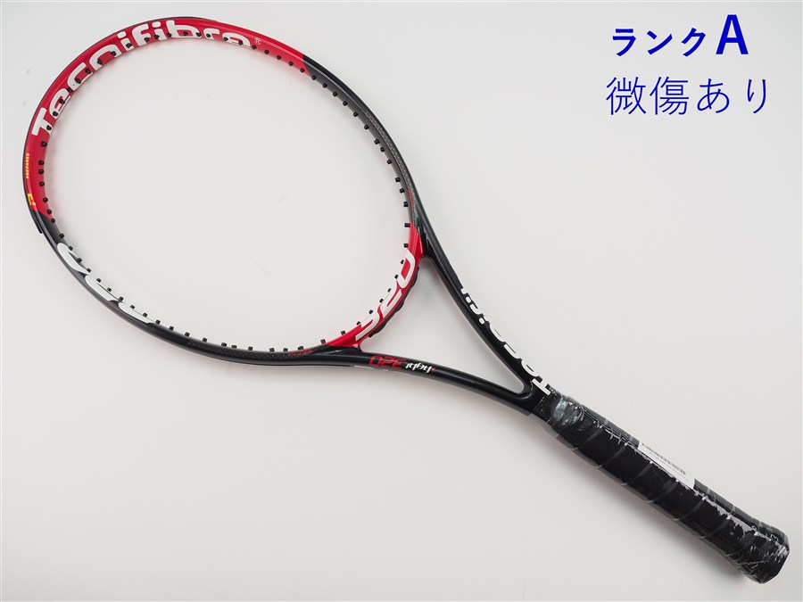 【中古】テクニファイバー 紅茶太刀打ち 320 VO2 マックス 2011年青写真Tecnifibre T-FIGHT 320 VO2 MAX 2011(G2)【中古 庭球櫂】