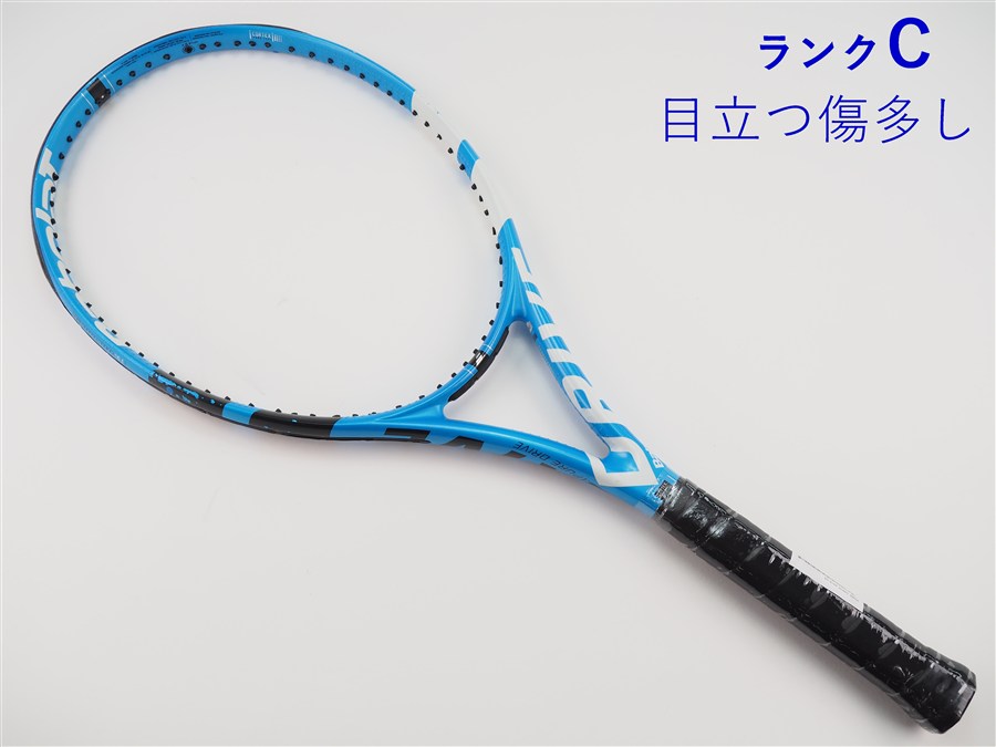 【中古】バボラ 純然たる 運転 2018年青写真BABOLAT PURE DRIVE 2018(G2)【中古 庭球櫂】