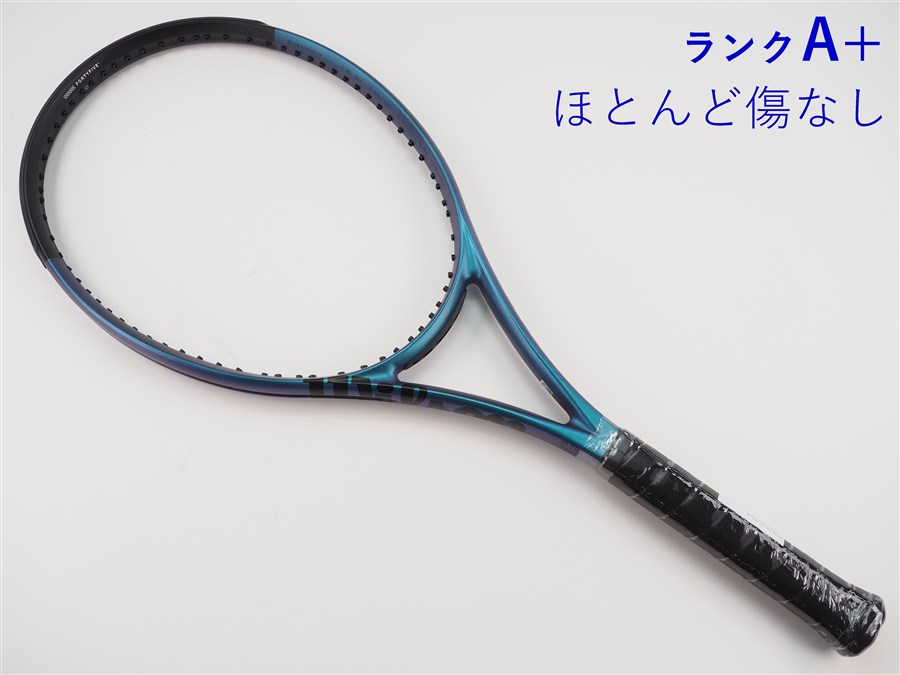 【中古】ウィルソン ウルトラ 100 変わり種4.0 2022年青写真WILSON ULTRA 100 V4.0 2022(G2)【中古 庭球櫂】