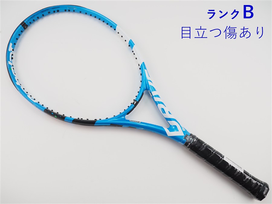 【中古】バボラ 純然たる 運転 107 2018年青写真BABOLAT PURE DRIVE 107 2018(G1)【中古 庭球櫂】