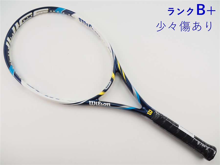 【中古】ウィルソン 清涼飲料水 100エス 2014年青写真WILSON JUICE 100S 2014(L2)【中古 庭球櫂】