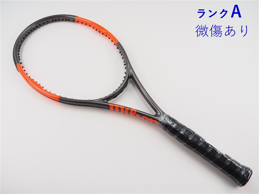 【中古】ウィルソン バーン 95J カウンタ頭を覆う物 2017年青写真WILSON BURN 95J CV 2017(G3)【中古 庭球櫂】