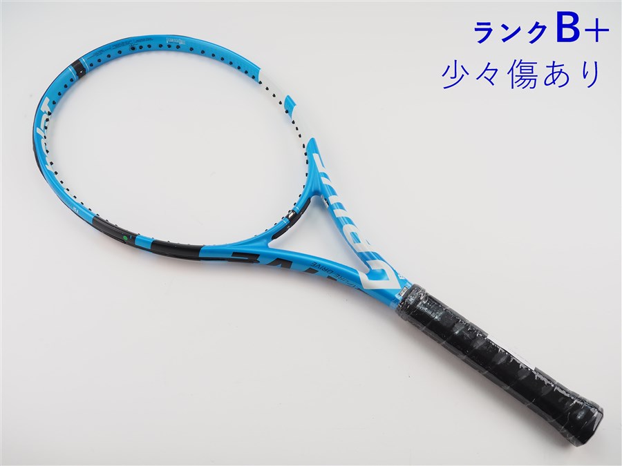 【中古】バボラ 純然たる 運転 2018年青写真BABOLAT PURE DRIVE 2018(G1)【中古 庭球櫂】