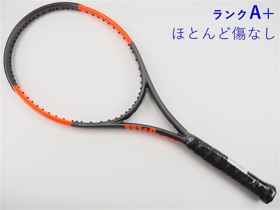 【中古】ウィルソン バーン 100エルエス 2017年ひな形WILSON BURN 100LS 2017(G1)【中古 庭球櫂】