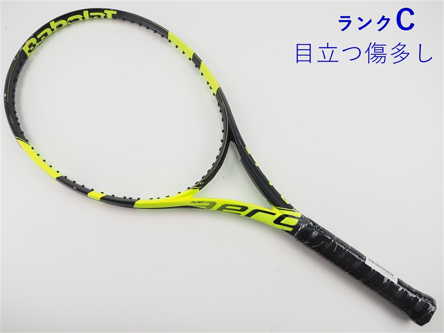 【中古】バボラ 純然たる アエロ 2015年青写真BABOLAT PURE AERO 2015(G2)【中古 庭球櫂】