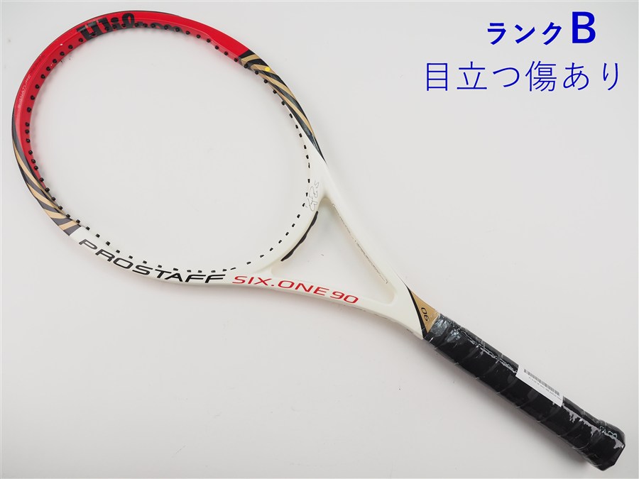 【中古】ウィルソン 労働者階級 原材料 シックス一 90 2012年ひな形WILSON PRO STAFF SIX. ONE 90 2012(L2)【中古 庭球櫂】