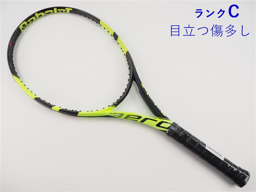 【中古】バボラ 純然たる アエロ 2015年青写真BABOLAT PURE AERO 2015(G2)【中古 庭球櫂】