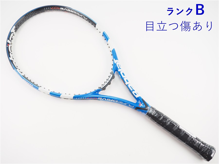 【中古】バボラ 純然たる 運転 107 2009年青写真BABOLAT PURE DRIVE 107 2009(G2)【中古 庭球櫂】