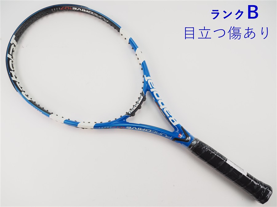 【中古】バボラ 純然たる 運転 107 2009年青写真BABOLAT PURE DRIVE 107 2009(G2)【中古 庭球櫂】