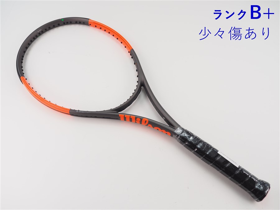 【中古】ウィルソン バーン 100エス カウンタ頭を覆う物 2017年青写真WILSON BURN 100S CV 2017(G2)【中古 庭球櫂】