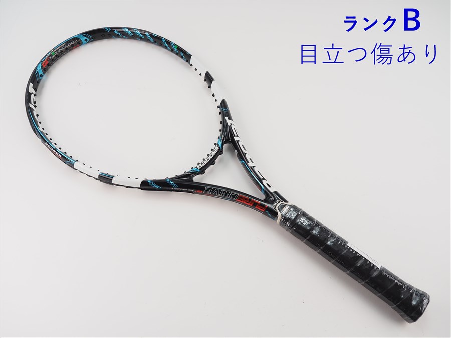 【中古】バボラ 純然たる 運転 2012年青写真BABOLAT PURE DRIVE 2012(G2)【中古 庭球櫂】