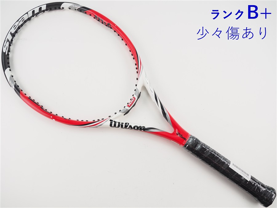 【中古】ウィルソン スティーム100 2014年青写真WILSON STEAM 100 2014(L2)【中古 庭球櫂】