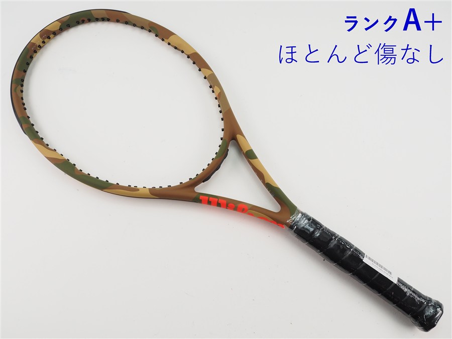 【中古】ウィルソン バーン 95 カウンタ頭を覆う物 化けの皮 2018年青写真WILSON BURN 95 CV CAMO 2018(G2)【中古 庭球櫂】