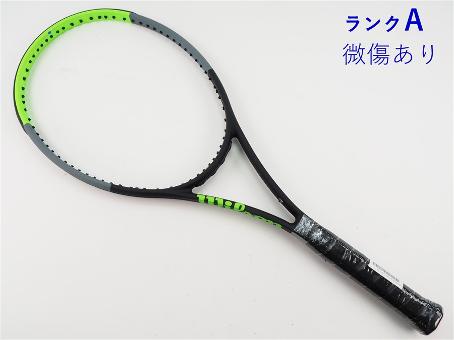 【中古】ウィルソン 金モール 98 16×19 変わり種7.0 2019年青写真WILSON BLADE 98 16×19 V7.0 2019(G2)【中古 庭球櫂】