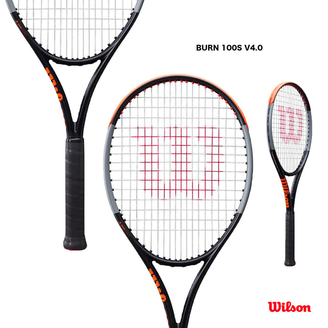 楽天市場】ウイルソン Wilson テニスラケット バーン 100S V4.0 BURN 