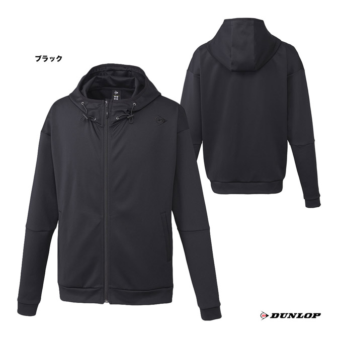 ダンロップ DUNLOP テニスウェア ユニセックス フード付きスウェットシャツ DAN-3400