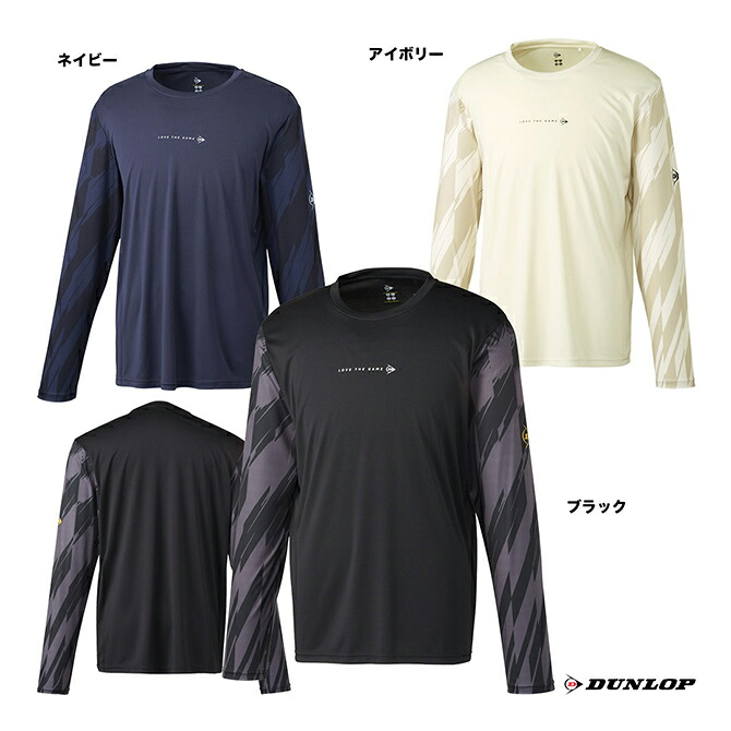 ダンロップ DUNLOP テニスウェア ユニセックス ロングスリーブTシャツ DAL-8543