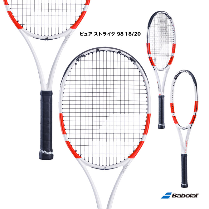 楽天市場】バボラ BabolaT テニスラケット ピュア ストライク 98 18/20