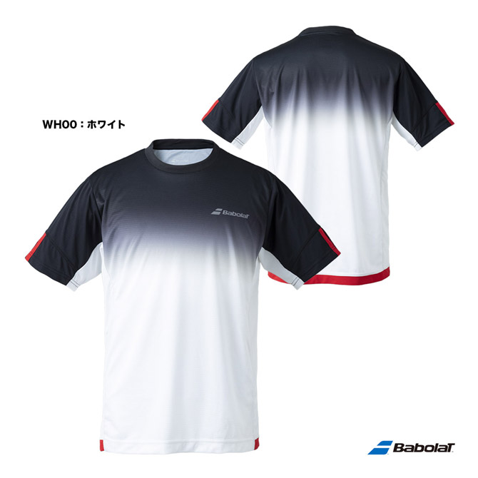 1650円 新しい季節 バボラ Babolat テニスウェア メンズ VS SHORT SLEEVE SHIRT プラクティス ゲームシャツ  BUP2500 2022SS