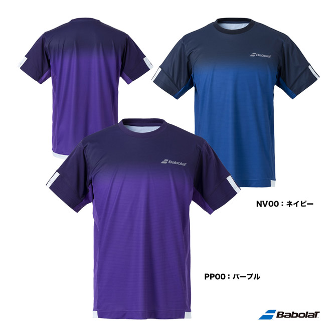 バボラ Babolat テニスウェア ユニセックス CLUB SHORT SLEEVE SHIRT