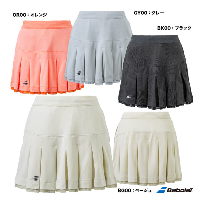 楽天市場】バボラ スコート テニスウェア（Tシャツ｜レディース